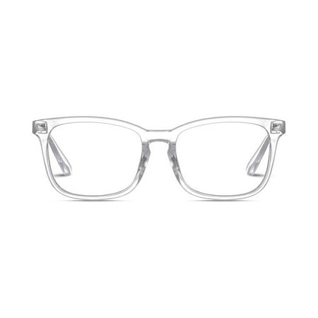 YESHUN Blue-Light Blocking Reading Glasses Clear Lightweight Durable Anti-Blue Light Eyewear for Women & Men Fashion Eyeglasses for Work Computer