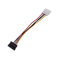 thumbnail image 1 of 3X SATA Power Female to Molex Male Adapter Converter Cable, 6-Inch, 1 of 6