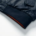 thumbnail image 6 of WREESH Fashion Winter Jacket Men'S Solid Color Casual Loose Fitting Long Sleeved Hooded Jacket Long Sleeve Hoodless Casual Outwear Jackets Dark Blue, 6 of 8