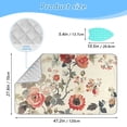 thumbnail image 2 of Boho Flowers Ironing Board Covers Heat Resistant Ironing Pad Mat Portable for Travel Washer Dryer Table, 2 of 6