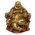 thumbnail image 3 of Laughing Buddha  Exquisite Details Maitreya Statue 2.56in High For Home, 3 of 8