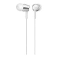 thumbnail image 1 of Auriculares Sony MDREX155AP con micrófono, color blanco, 1 of 7