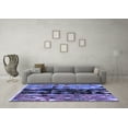 thumbnail image 3 of Ahgly Company Indoor Rectangle Oriental Blue Modern Area Rugs, 6' x 9', 3 of 4