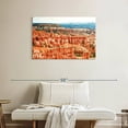 thumbnail image 2 of Elephant Stock Bryce Canyon Morning View Wall Art - Horizontal Canvas Wall Art - Living Room Wall Decor - Nature Canvas - Blue And Orange Decor By Philippe Hugonnard - 36" x 24", 2 of 8