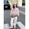 thumbnail image 3 of Sudadera con capucha holgada para niña, ropa para adolescentes, sudadera de moda para niños, sudadera con capucha, ropa de calle informal, Harajuku, genial, 6, 8, 10, 12, 14 años, 3 of 4
