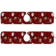 thumbnail image 2 of Coolnut Snowman Santa Deer Sink Splash Guard for Faucet 2 Packs Faucet Absorbent Mats, Merry Christmas Faucet Handle Drip Catcher Quickly Drying Mat for Kitchen Counter Bathroom, 23.6"x5.5", 2 of 7