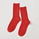 thumbnail image 2 of Calcetines de algodón lisos de otoño para mujer: calcetines cálidos informales, talla única, 1 par, modernos y económicos., 2 of 3