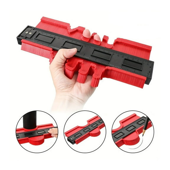 Shape Contour Gauge Duplicator Profile Measuring Angle Ruler Thickness Gauge Contour Template ,Water-Proof & Dust Resistant