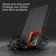 thumbnail image 4 of for Galaxy Note 20 Ultra Case Shockproof 3 in 1 Full Body Protection [Without Screen Protector] Rugged Heavy Duty Durable Cover Case for Samsung Galaxy Note 20 Ultra 5G 6.9 inch, Black/Orange, 4 of 6