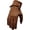 Brown, variant on First Mfg Co - Ranch - Men's Motorcycle Biker Riding Gloves - Leather - Yellow - 2X Large
