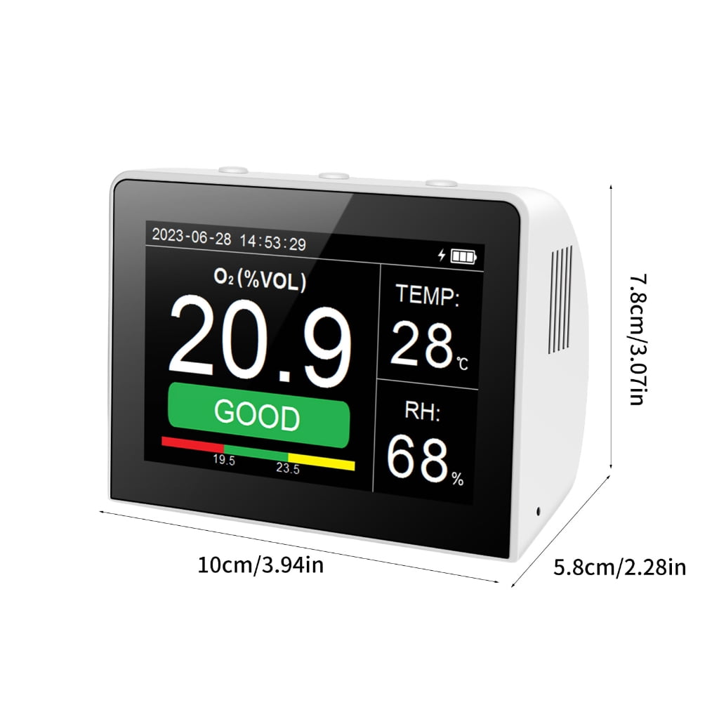 Workplaces Oxygen Concentration Detector Monitoring Device Test Exceeding Alarms