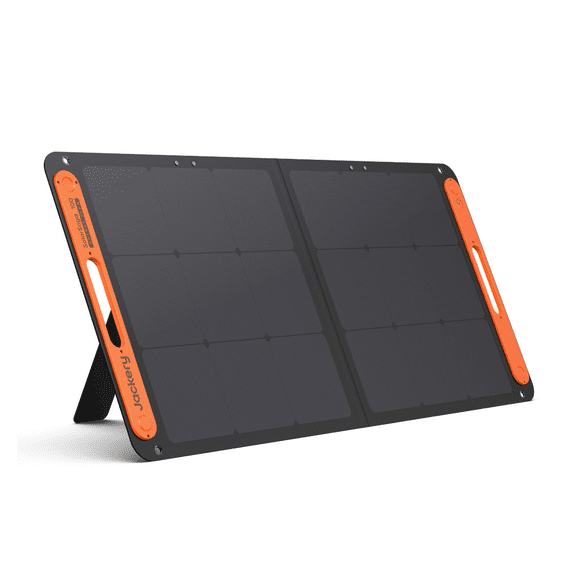 Restored Jackery Solar Saga 100W Solar Panel - High-Efficiency - New Version - Bifacial - Portable - Black ( Refurbished)