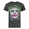 thumbnail image 1 of Jack Of All Trades Mens Distressed Face The Joker T-Shirt, 1 of 1