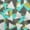 Turquoise Green, variant on oneOone Polyester Spandex Black Fabric Geometric Dress Material Fabric Print Fabric By The Yard 56 Inch Wide-B5