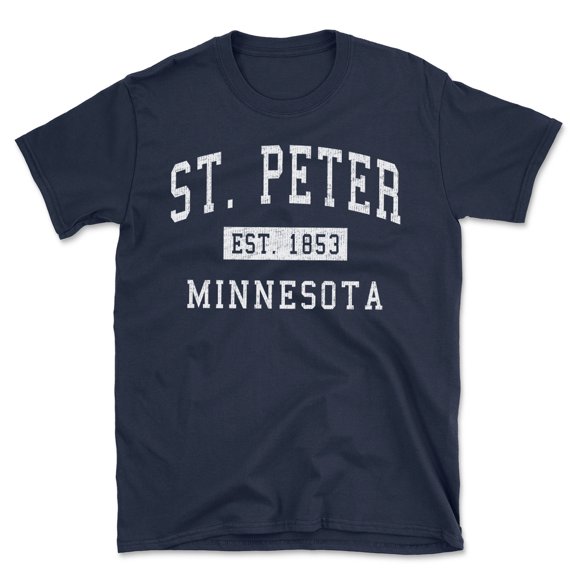 St. Peter Minnesota Classic Established Men's Cotton T-Shirt