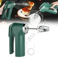 thumbnail image 2 of ZTTD Mini Household Cordless Electric Hand Mixer, USB Rechargable Handheld Egg Beater with 3 Speed Modes, Hand Blender, Portable Stick Mixer, Green, 2 of 9