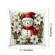 thumbnail image 3 of Juego de Almohadas Navideñas con Árbol de Navidad, Reno, Muñeco de Nieve, Sofá Decorativo, Ambiente de Lino., 3 of 6