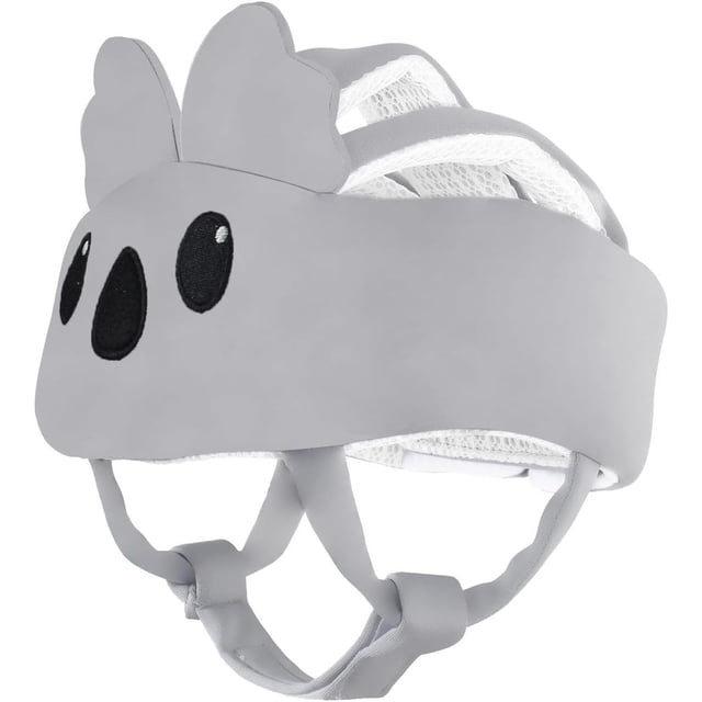 Casco de Seguridad para bebé, Casco para Bebé Antigolpes, Casco de Seguridad para bebés Casco de Seguridad Ajustable Protección para niños Que corren, Caminan y gean (Coala)