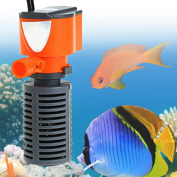 3 en 1 filtre interne submersible, pompe à air et purificateur d'eau pour  aquarium