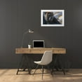 thumbnail image 4 of Susann Parker 32x23 White Modern Wood Framed Wall Art Titled - The Thinker, 4 of 5