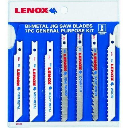 Lenox U743JA Lenox 7-Piece Jig And Saber Saw Blade Assortment | Walmart