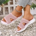 thumbnail image 4 of YOUYEDIAN Orthopedic Sandals for Women Dressy Open Toe Arch Support Shoes Summer Waterproof Non Slip Slip on Casual Slippers, 4 of 9