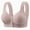 Gray, variant on Pejock Women's Plus Size Front Closure Nursing Bra, Wirefree Breathable Mesh Comfort Adjustable Support for Maternity Seniors