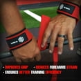thumbnail image 2 of shiyou-Gym Lifting Straps for Weightlifting, Powerlifting & BodyBuilding - Premium Wrist Straps for better Grip, 2 of 4
