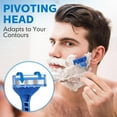 thumbnail image 4 of 16 Pcs isposable Razors for Men Bulk 5-blae isposable Razors Men's Razor Comfort Hea Long-blae Sensitive Skin Razor for Hotel Travel Spa Gift, 4 of 6