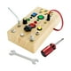 thumbnail image 3 of Tablero de control de luces Montessori, juguete de madera, habilidades motoras básicas A, 3 of 8