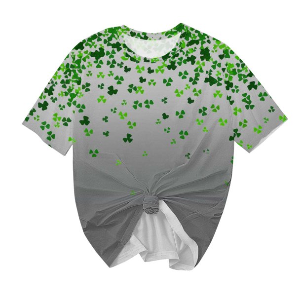 Camisetas Casuales de Manga Corta con Cuello de Tripulación Impresa de San Valentín Tee Gráfica Ligera Top 95% Poliéster 5% Elastano para el Uso Diario, Camiseta de Moda Cómoda