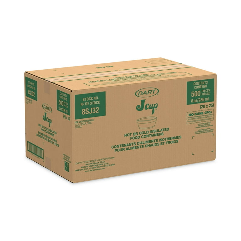 Foam Container, Squat, 8 oz, 4.63 Foam Container, Squat, 8 oz, 4.63