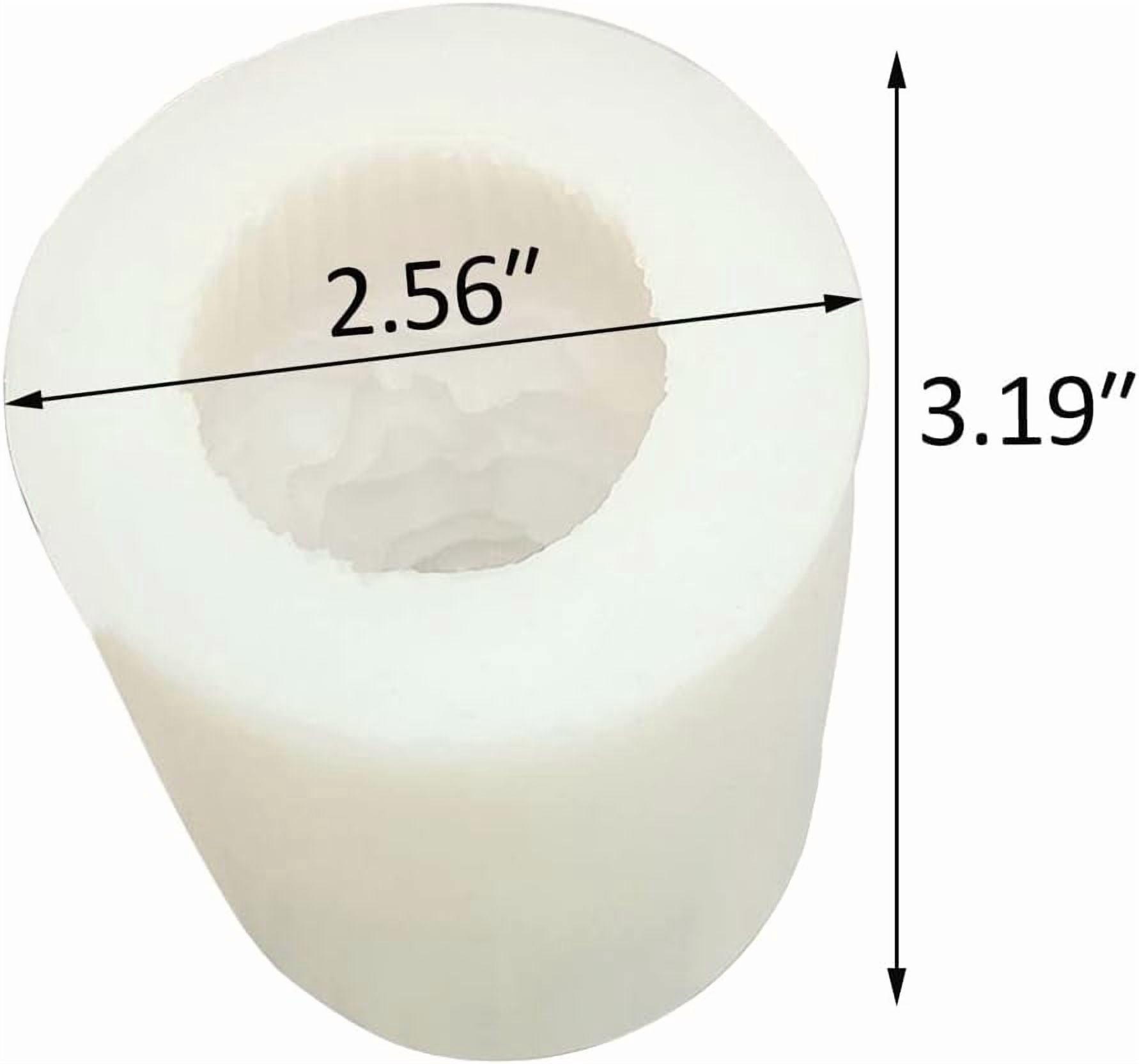 ABPETE Silicone Ice Cream Mold,Heavy Duty Cupcake, Candle & Soap Maker Kit,Oven/Freezer Safe, Non-Stick Easy Release for Resin Art