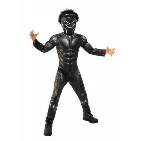 Marvel Black Panther Boy's Halloween Fancy-Dress Costume for Child, S