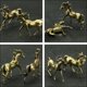 thumbnail image 4 of DEEPCRAFF 1Par Escultura De Caballo En Latón Dorado Para Adorno De Y Automóvil, 4 of 8