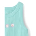 thumbnail image 3 of The Children's Place Girls Sleeveless Graphic Ribbed Tank Top, Sizes XS-XXL, 3 of 4