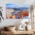 thumbnail image 3 of Elephant Stock Winter In Bryce Canyon Wall Art - Horizontal Canvas Wall Art - Living Room Wall Decor - Nature Canvas - Purple And Orange Decor - 24" x 16", 3 of 8