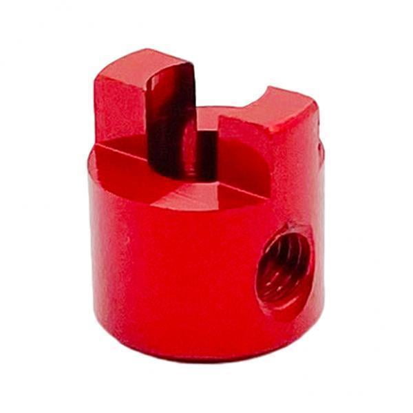 Eje de Transmisión de Barco RC de Alta Calidad Hecho de Metal para Piezas de Transmisión de Barco RC de 4 Mm en Rojo 2 piezas