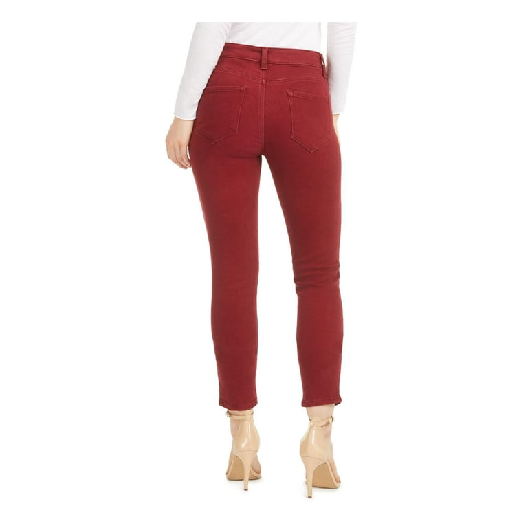 STS Blue Womens Ellie Skinny High Rise Ankle Jeans Red 26 at