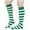 Green1, variant on Besolor Striped Knee High Socks for Women Men Casual Outdoor Sport Colorful Fall Winter Warm Cotton Tube Socks
