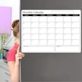 thumbnail image 3 of Magnetic Dry-Erase Fridge Calendar – Reusable Monthly Planner with Markers for Kitchen, Office, or Home Organization, 3 of 6