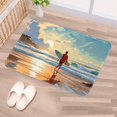 thumbnail image 5 of Surf Non-Slip Polyester Office Floor Mat Carpet Rug - Machine Washable, 5 of 6