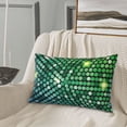 thumbnail image 5 of Daiia Green Disco Lights Bedding Waterproof Pillow Protector Zippered Queen – Bed Bug Proof Pillow Encasement-16"x24", 5 of 6