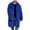 Blue, variant on Men's Fleece Coat Winter Long Faux Mink Coat Fluffy Thick Trench Coat for Men Orange S(S)