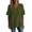 Army Green, variant on Linen Shirts for Women Summer Short Sleeve Loose Casual V Neck Raw Distressed T Shirt Lightweight Beach Tops