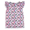 thumbnail image 4 of Peanuts Pajamas Toddler Girls Snoopy Joe Cool So Fab Ruffle Sleeve Pant Sleep Set, 4 of 6