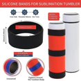 thumbnail image 4 of Bandas de silicona de 24 Uds compatibles con vaso delgado de sublimación, papel de sublimación ajustado resistente al calor, 4 of 4