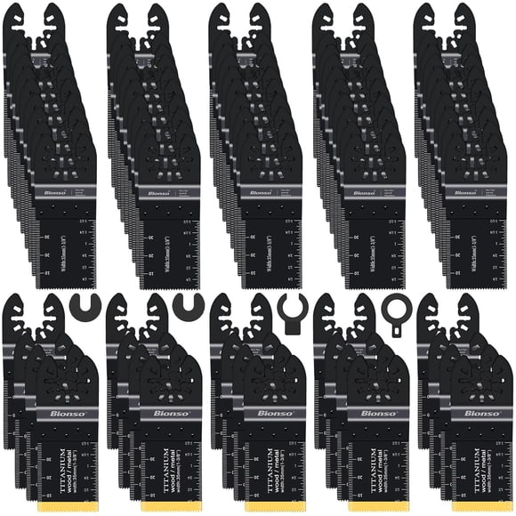 Cuchilla oscilante Bionso 120PCS para madera y metal