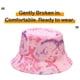 thumbnail image 3 of Sombrero de pescador teñido anudado estampado, sombrero de protección solar para exteriores, sombrero de tazón de doble cara con graffiti, 3 of 5