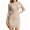 Khaki, variant on Long Sleeve Womens Sweater Dress Bodycon Crew Neck Fall Slimming Knit Mini Dresses